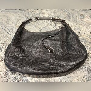 Ruehl 925 Elegant Brown Leather Hobo Bag